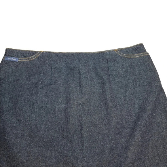 MAVI Jeans Alison Women's Two Pocket Dark Wash Denim Mini Skirt Size Medium - Picture 11 of 14